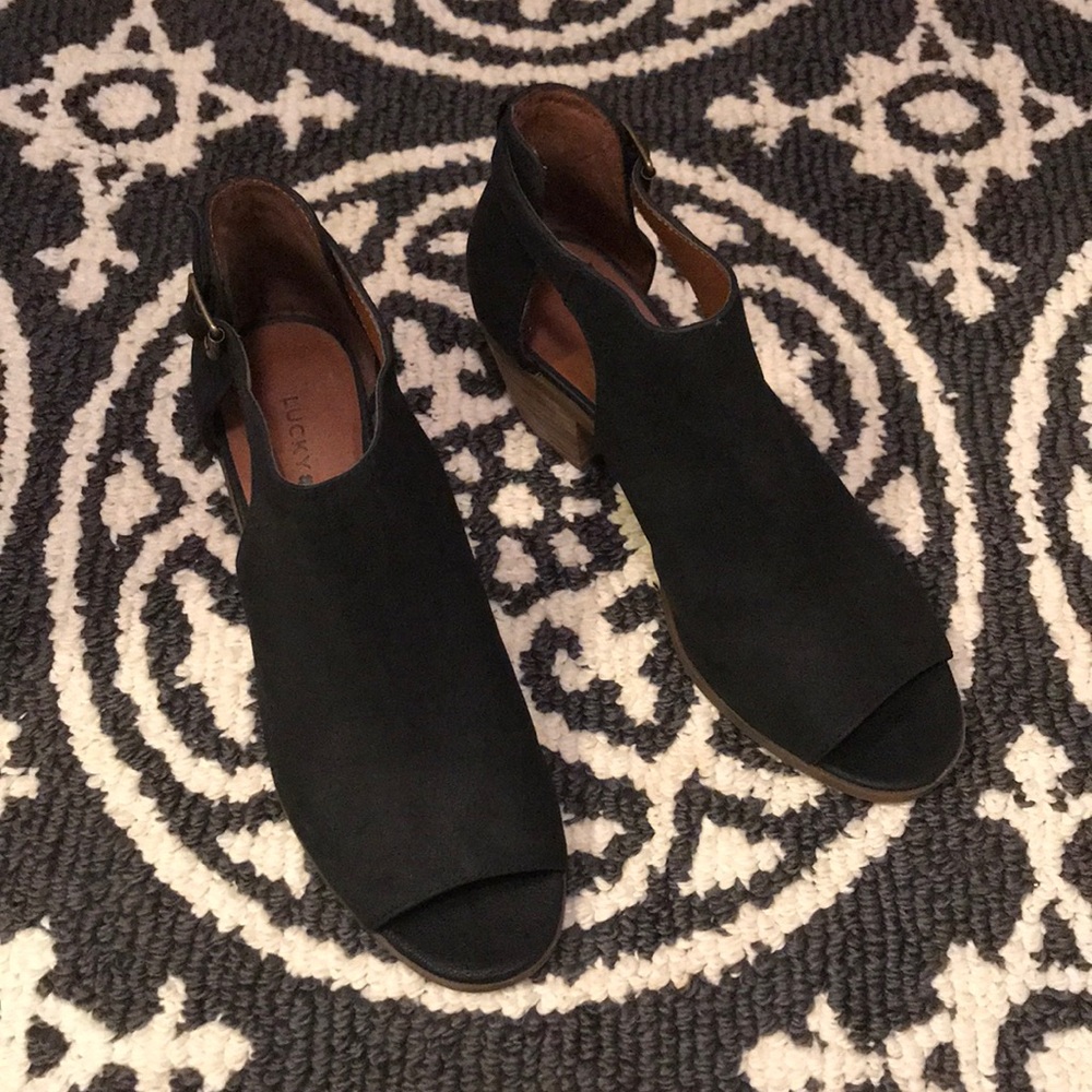 Lucky Brand Open-Toe Wedges